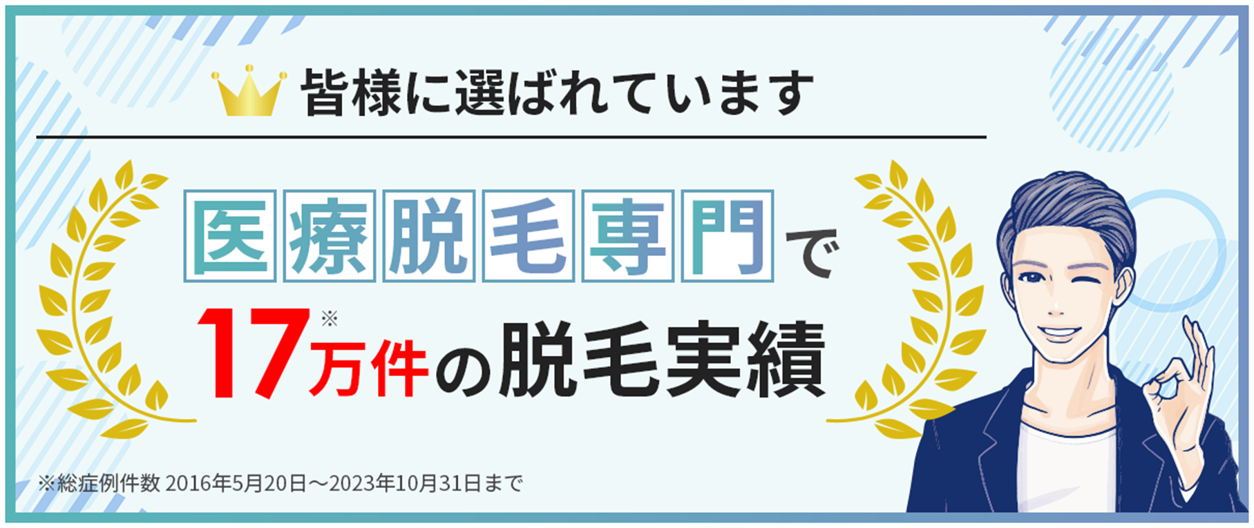 17万件の脱毛実績